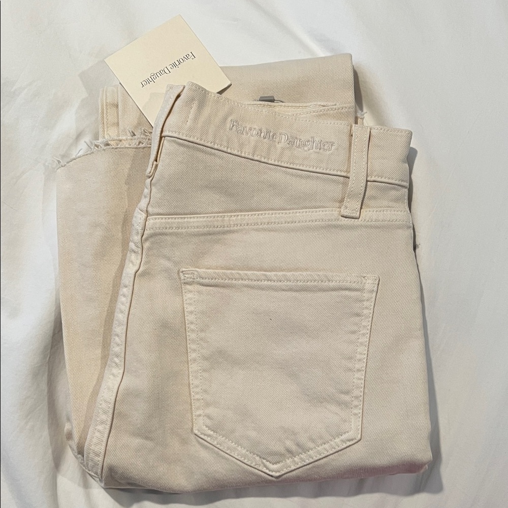 Favorite Daughter Valentina Boot Cut in Bone